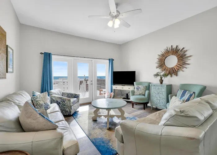Dolphin View Beachfront Duplex B Pet Friendly Gulf Shores